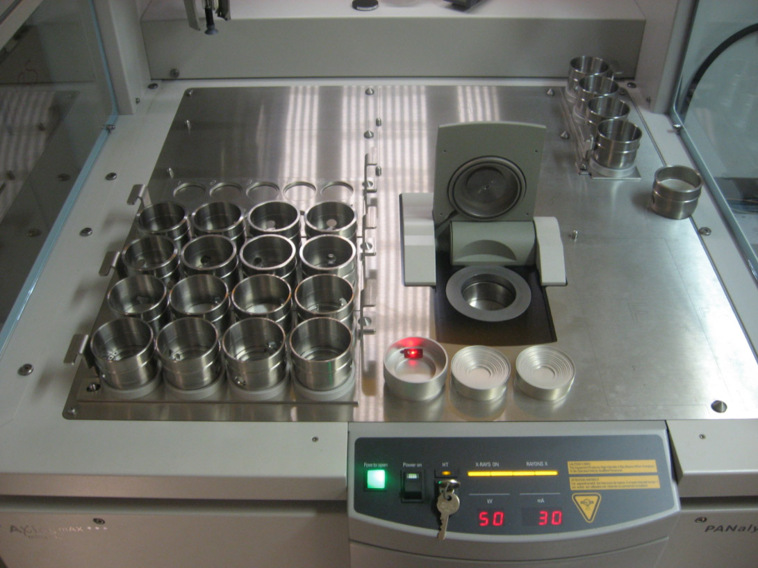 specialized equipment for analyzing samples